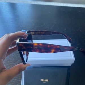 Celine 54mm Polarized Square Sunglasses